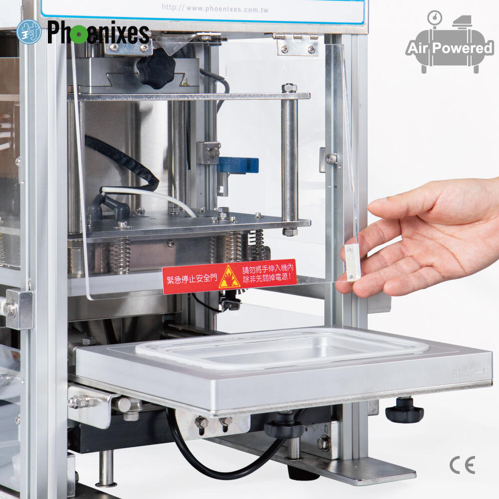 Tray sealer | Air-compressor driven