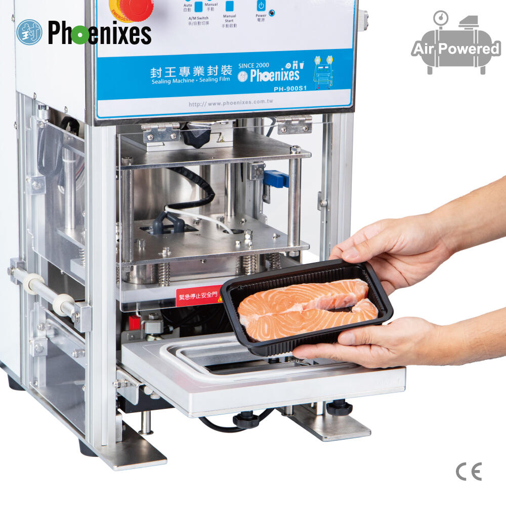 Tray sealer | Air-compressor driven